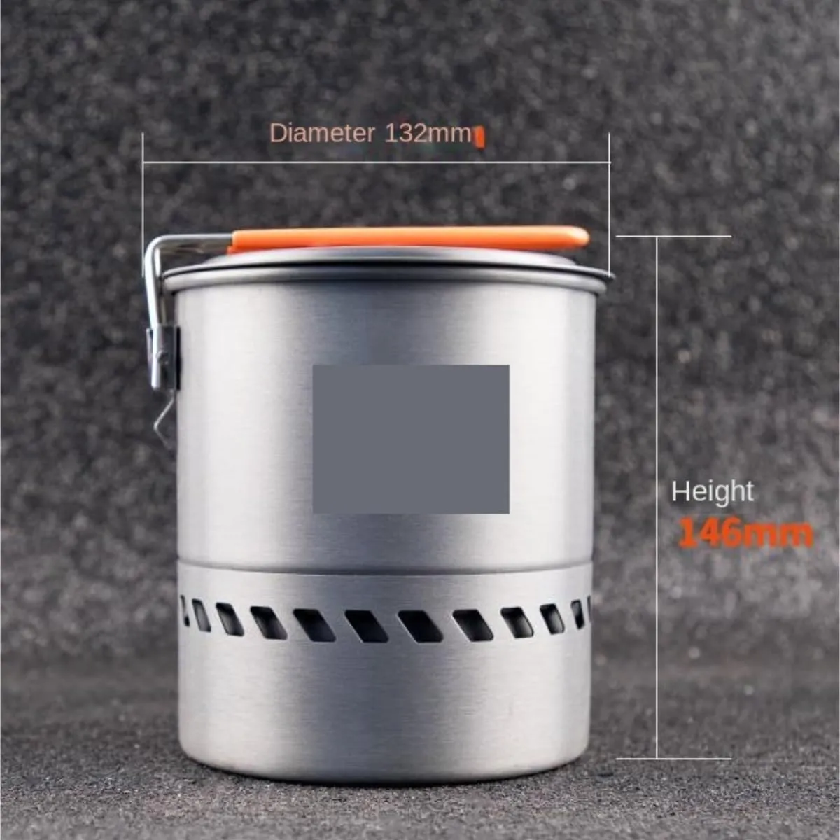 Camping Cookware, Outdoor Camping Camping Tableware Cooker Hot Pot Portable Kettle Cassette Stove Portable Stove