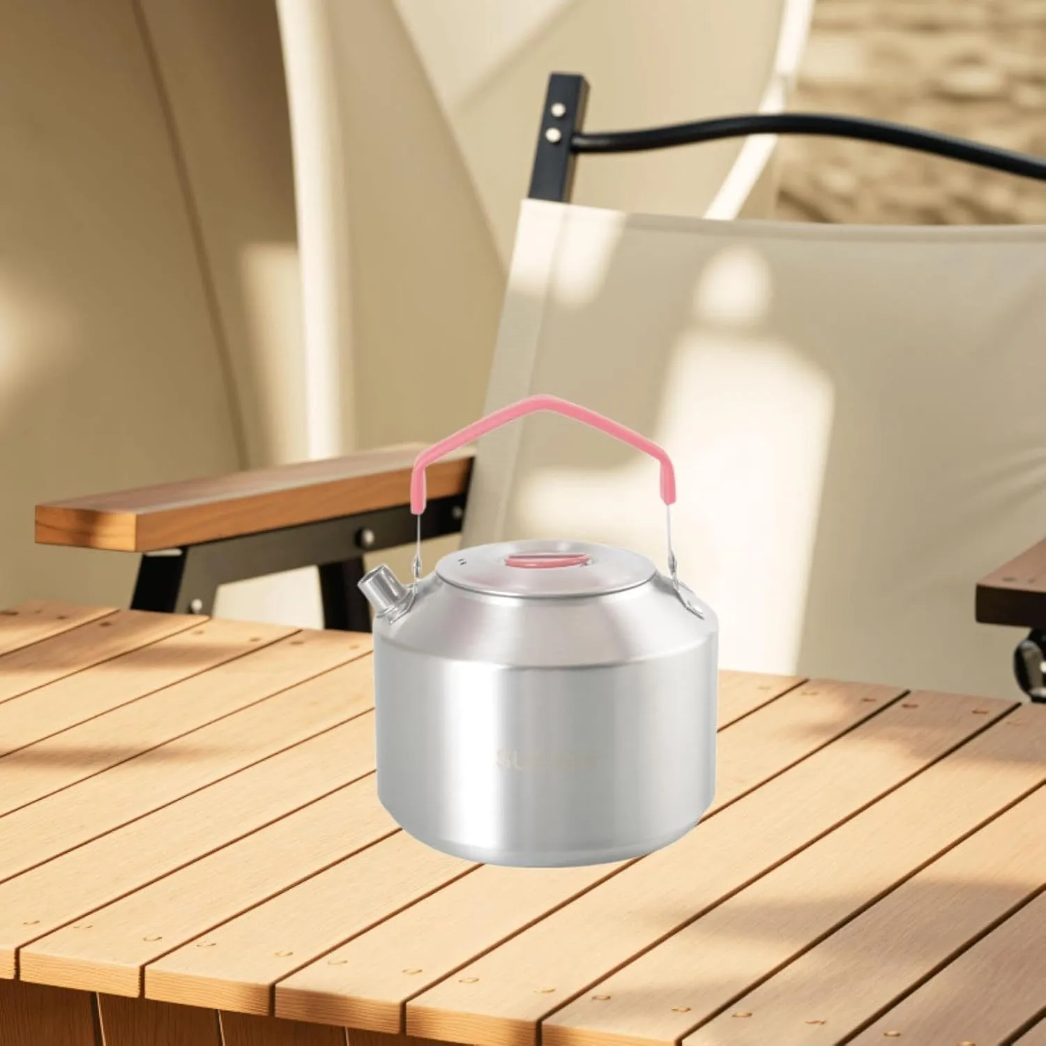 Camping Kettle, Coffee Tea Pot, Water Jug with Lid,Portable Water Pot,Water Kettle for Boiling Water Over Fire,Camping Hiking