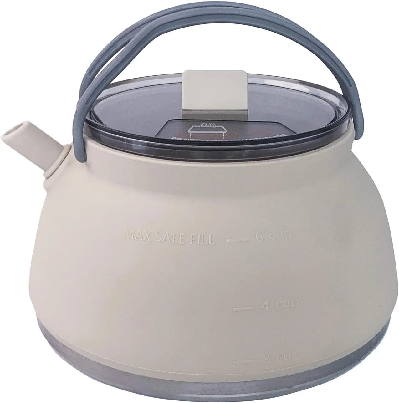 Camping Kettle Cook Pot 1.5L Folding Cookware Kitchen Travel Kettle Tea Coffee Pot for Hiking Backpacking Travelling Trekking