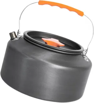 Camping Pots Water Boilers Outdoor Aluminum Teas Kettle Portable Teapot Hanging Pots Cookware for Camping Travel