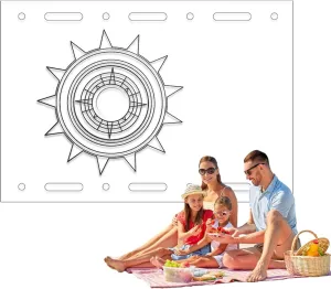 Camping Table Board, Table Camping Board Unit Plate, Acrylic Field Rack Grill Table Top Plate for Outdoor Barbecue Picnic