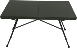 Camping Table, Green Height Adjustable Aluminum Alloy Lightweight Folding Table with Storage Bag for Picnic Self Drive Tour