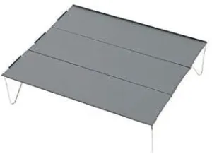 Camping Table Picnic Lightweight Portable Outdoor Folding Desk, Aluminum Plate for Hiking, Barbecue, Fishing, and More