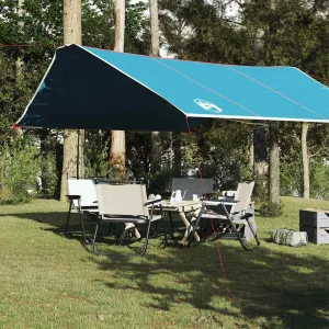 Camping Tarp Blue 165.4x173.2 Waterproof
