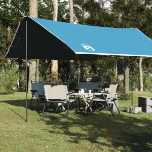Camping Tarp Blue 169.3x149.6x82.7 Waterproof
