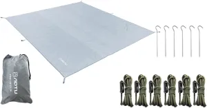 Camping Tarp Tent Footprint Shelter Tent Tarp for Hiking Garden Backpacking Beach, 240cmx220cm