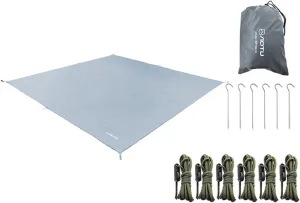 Camping Tarp Tent Tarp Camping Gear Must Haves Lightweight Rain Shelter Tent Footprint for Garden Backpacking Travel, 300cmx300cm