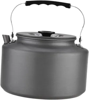 Camping Tea Pot 2l Compact Boiling Kettle Heat Insulated Handle Easy Outdoor Picnic Hiking