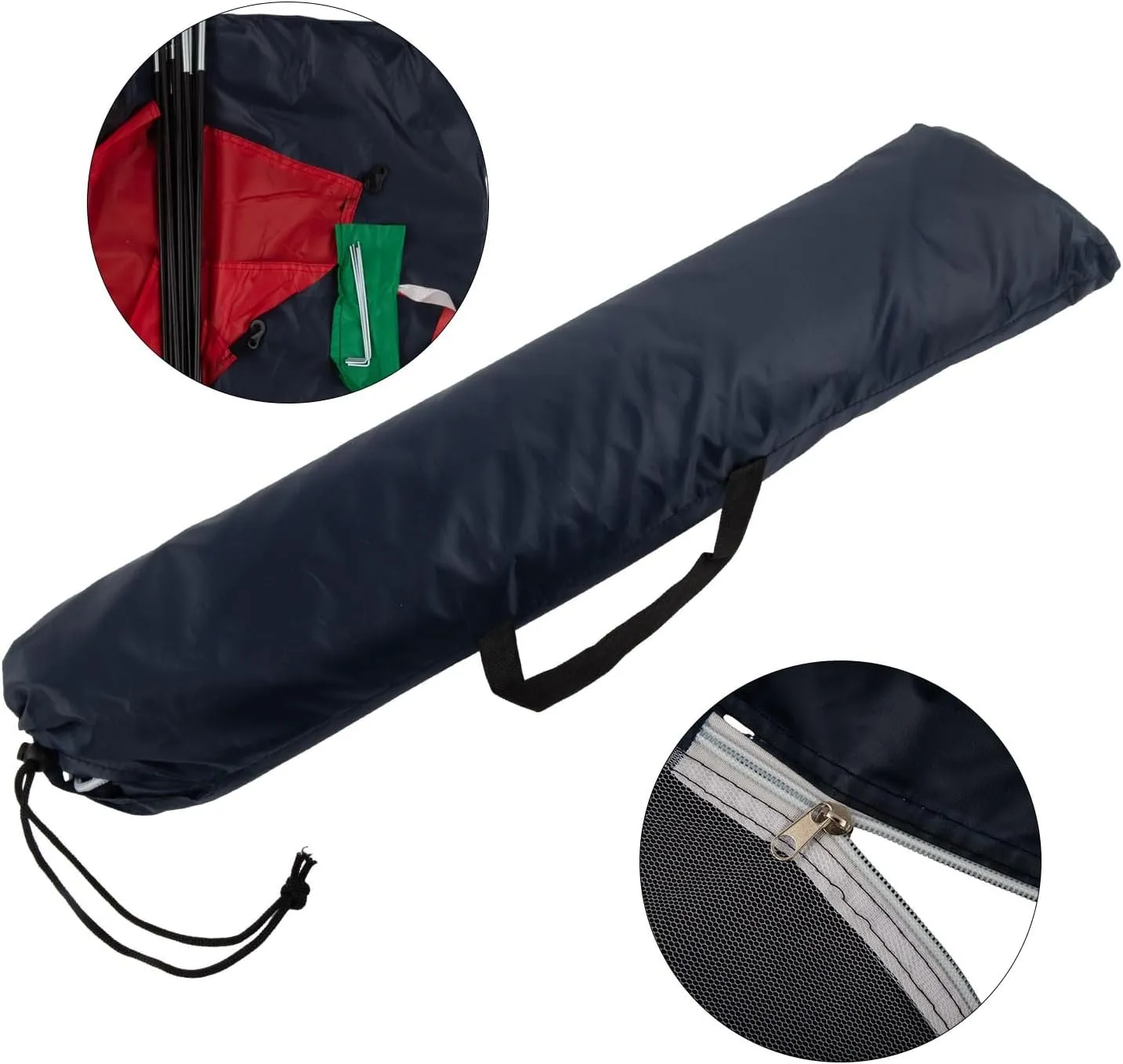 Camping Tent 2 Person, Waterproof Windproof Tent Portable Dome Tents with Dual-layer Door and Fiberglass Poles for Outdoor Camping Backpacking(Navy Blue)