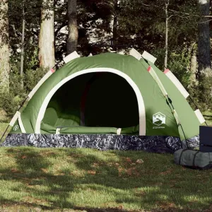 Camping Tent 4-Person Green Quick Release4,05KG