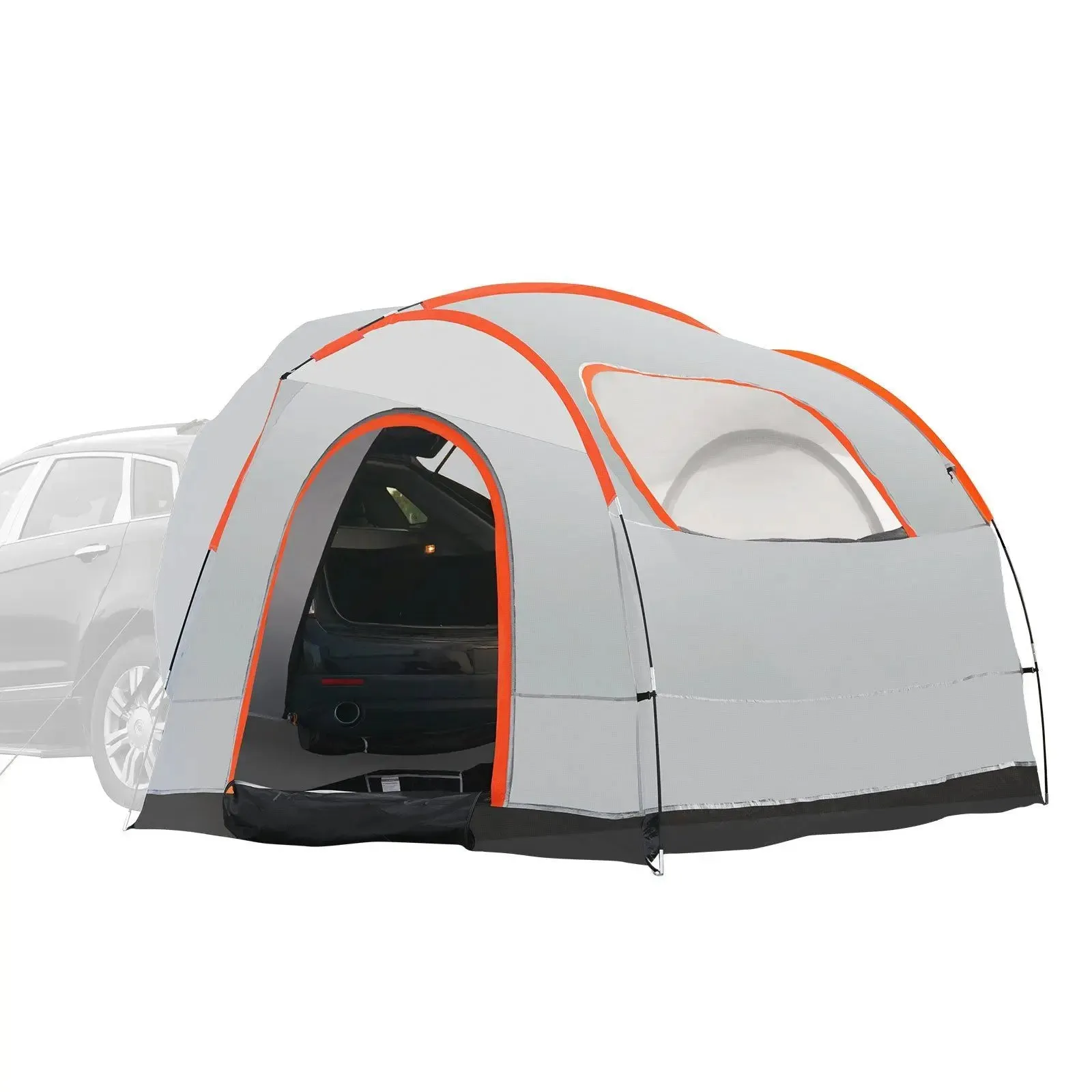 Camping Tent, 8'-8' SUV Tent Attachment for Camping with Rain Layer and Carry Bag, Accommodate 6-8.