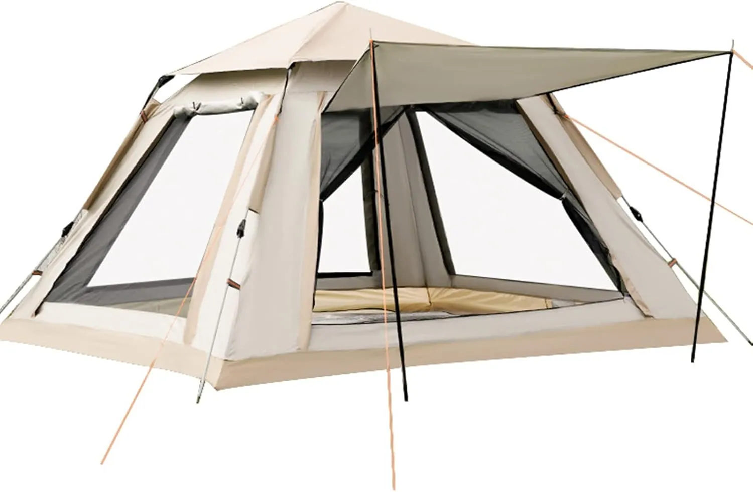Camping Tent, Double Layer Construction Waterproof Tent for Travel