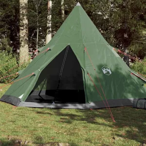 Camping Tent Tipi 4-Person Green Waterproof5,65KG