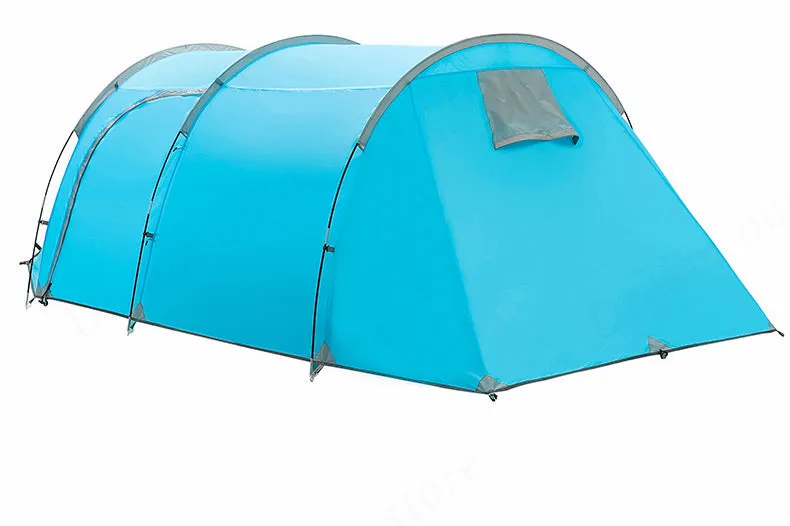 Camping Tent Waterproof 3-4 Person Double Layer Tunnel Tent