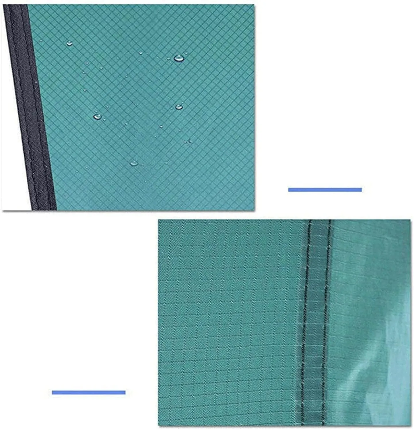 Camping Tent Waterproof Tarpaulin Tent Shade Outdoor Camping Hammock Rainproof Garden Awning Canopy Shade Ultralight Diamond/Hexagon (Color : 2, Size (1 ONE SIEZ)