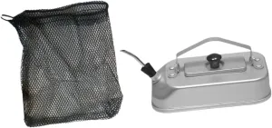 Camping Water Kettle Camp Tea Pot with Storage Bag with Handle Outdoor Kettle Coffee Pot for Mountaineering Hiking Fishing, with bag and spout