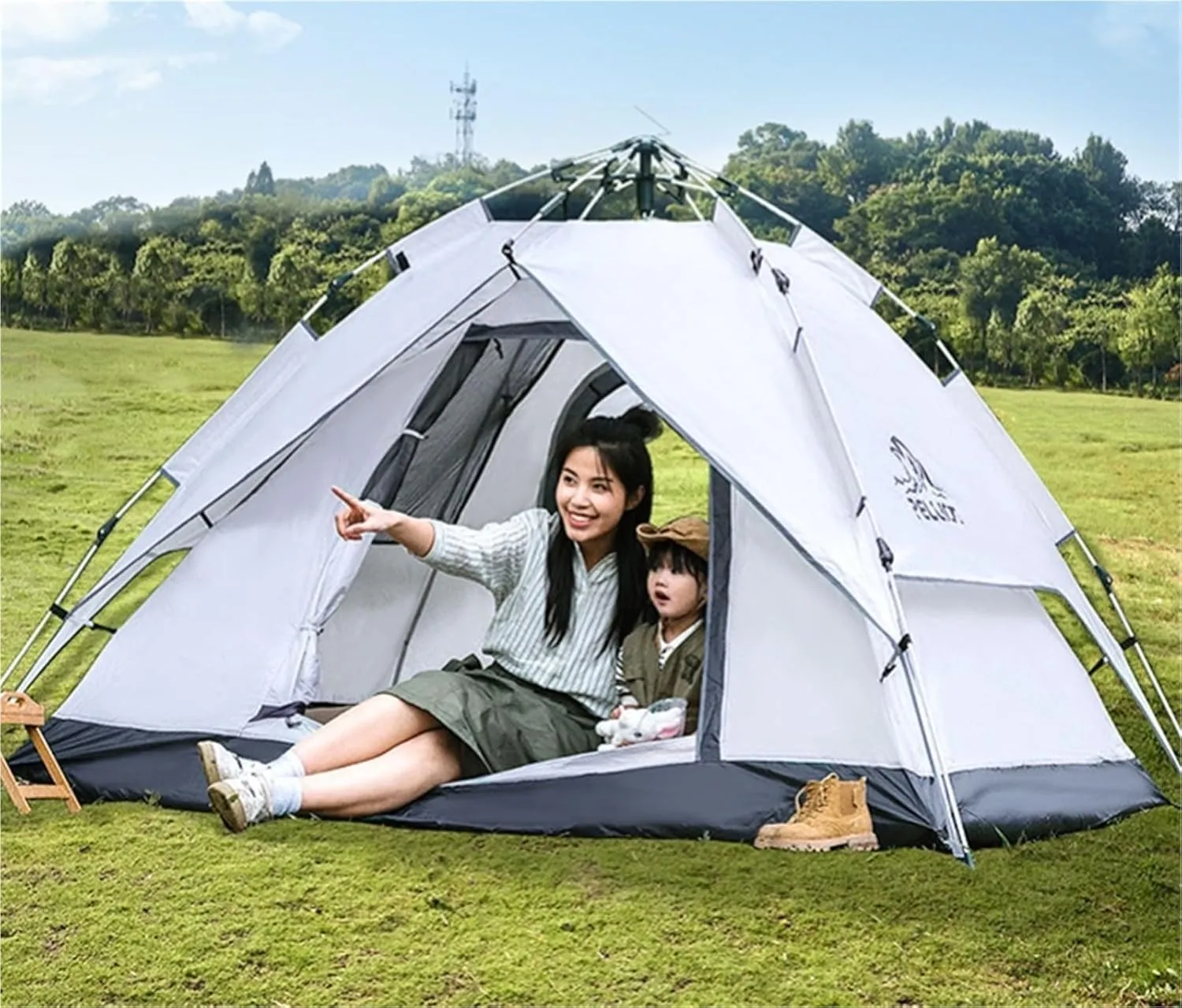 Canopy Tent Outdoor Portable Picnic Camping Double Layer Tent