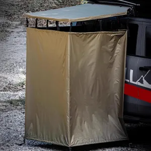Car Camping Shower Awning Bathroom Tent for Land General Purpose Cars,SUV Car Side Shower Shelter Privacy Room with Roof and Floor mat,Portable Outdoor Changing Room