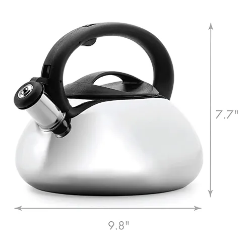 Catalina Whistling Kettle Seamless Bottom, 3 Qt - Primula