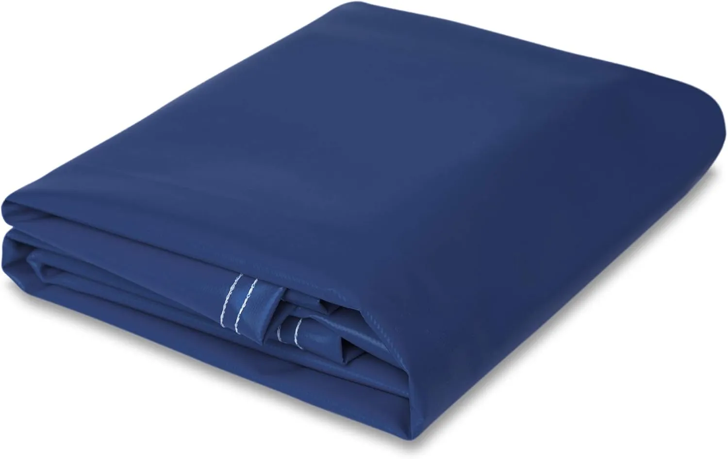CCS Waterproof Vinyl Tarp – Heavy Duty Tarpaulin with Rustproof Grommets for Truck Cover, Construction, Farm Equipment & Outdoor Protection (Blue, 8x10 Ft)