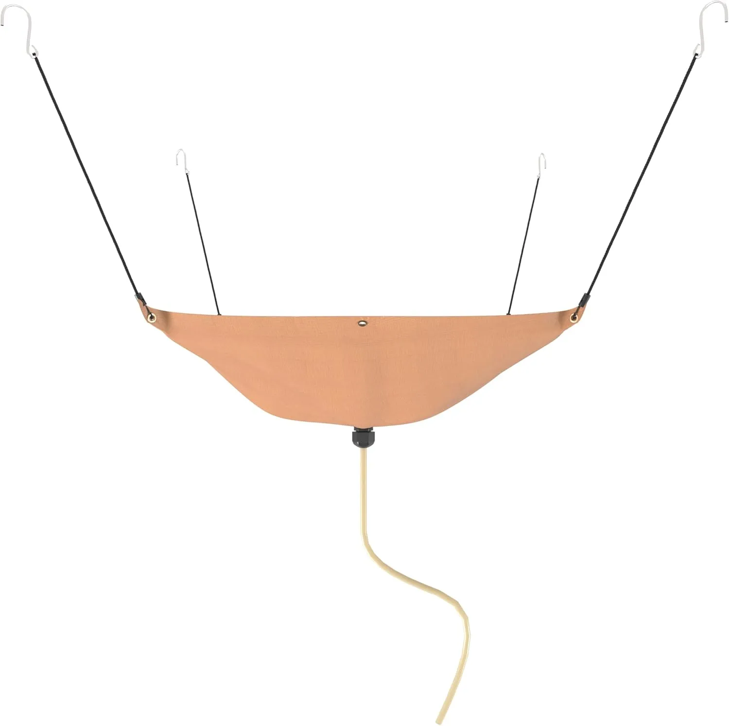 Ceiling Leak Diverter, Heavy Duty 420D Oxford Fabric Roof Ceiling Leak Drip Diverter Tarp with 10ft Drain Hose, Khaki, 5' x 5'