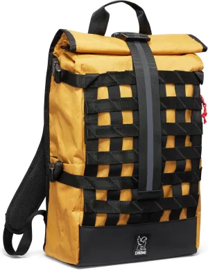 Chrome Industries Barrage 22L Amber X Roll-Top Backpack – Water Resistant Bag for Work, School, Travel – Features Cargo Net & Laptop Pocket