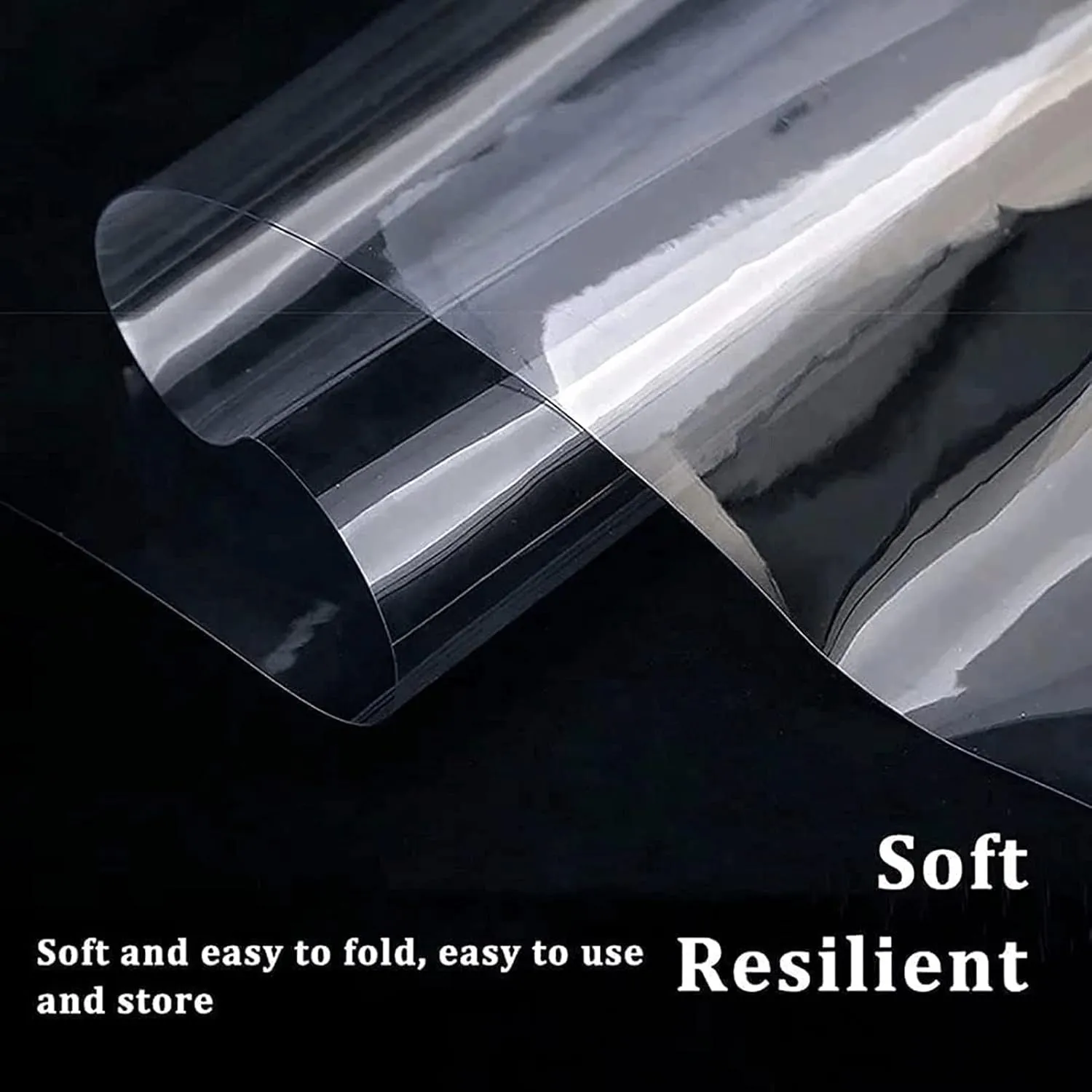 Clear Tarpaulin Waterproof Ground Tent Trailer Cover Heavy Duty Tarps Wind Protectors UV Resistant Tear with Grommets Proof Tarpaulin(4 * 6m)