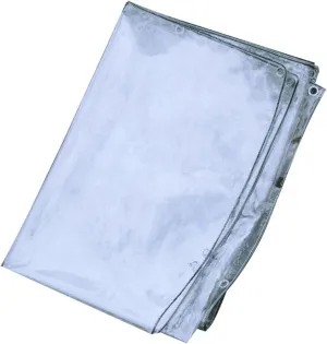 Clear Tarpaulin Waterproof Ground Tent Trailer Cover Heavy Duty Tarps Wind Protectors UV Resistant Tear with Grommets Proof Tarpaulin(4 * 6m)