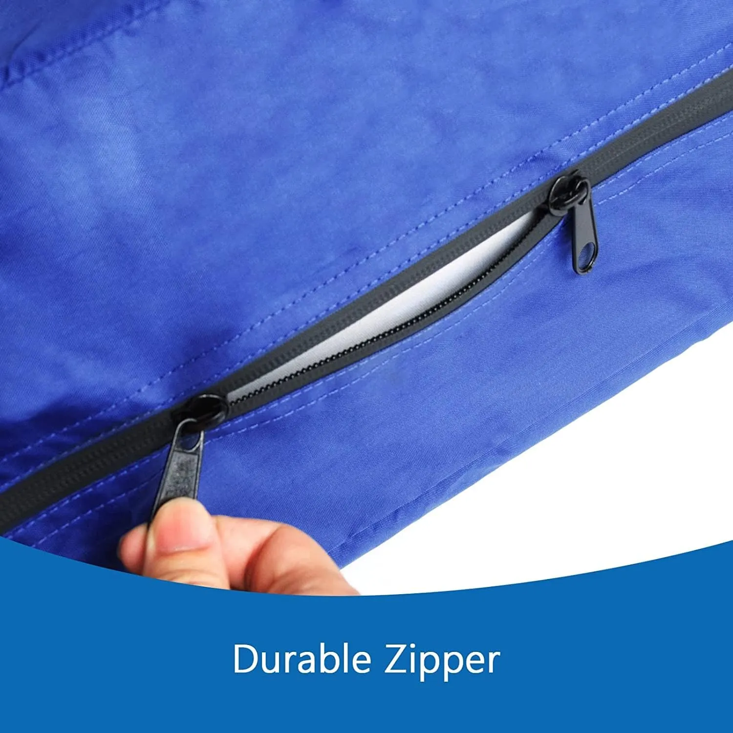 Coldwind Waterproof Mattress Cover for Storage & Moving, Heavy Duty Handles, Strong Zipper, Reusable Twin Size Blue Mattress Bag