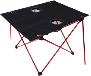 Collapsible Camping Table Aluminum Alloy Lightweight Outdoor Portable Ideal for Beach Hiking