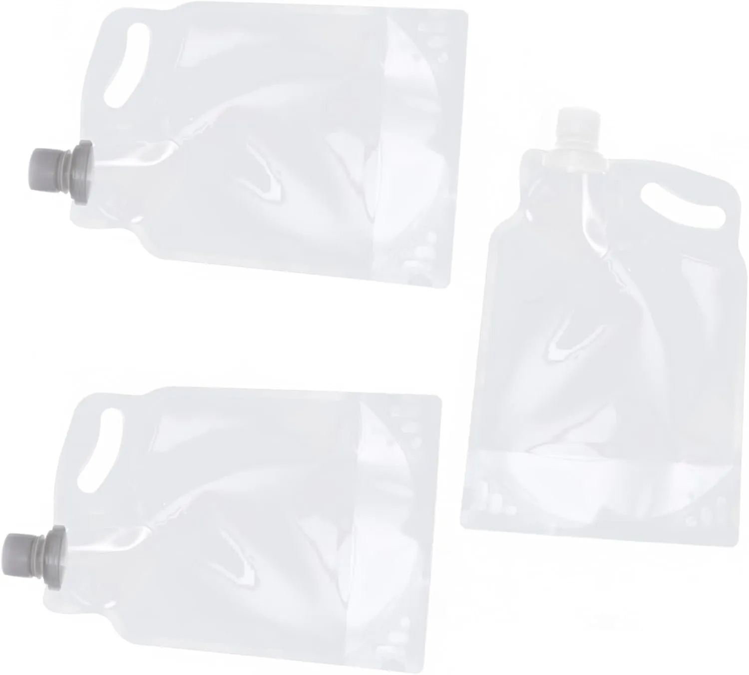 Collapsible Water Jugs 2l Folding Water Bag Pouch for Outdoor Adventures Random