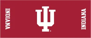 Collegiate Kwik-Covers Rectangle Plastic Table Covers, Bundle of 2 (Indiana University, 6')