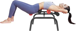 Compact Back Stretcher & Inversion Table for Back Pain Relief, Adjustable 135°-225° Angle, 352lbs Capacity Lightweight Design for Home, Office, Athletes