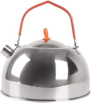 Compact Coffee Pot, 0.6L Camping Teapot - Lightweight and Portable Coffee Kettle for Hiking, Picnics, and BBQ - Essential Kitchen Supplies