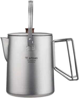 Compact Design of a 1 5L Lightweight Camping Kettle, Ideal for Brew Lovers