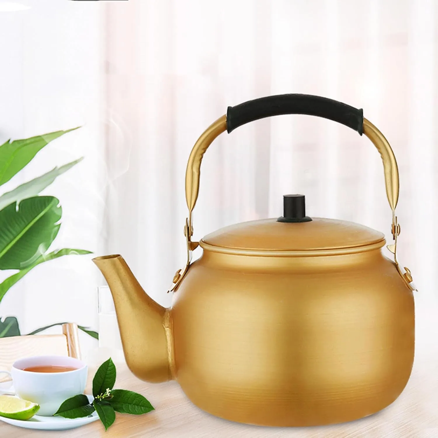 Compact Kettle Pot - Aluminum Kettle | Aluminum Coffee, Outdoor Camping Coffee Pot,aluminum Whistling, Tea Maker Teapot Warmer Small Teapot Water Boiler For Hiking Picnic