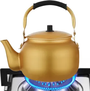 Compact Kettle Pot - Aluminum Kettle | Aluminum Coffee, Outdoor Camping Coffee Pot,aluminum Whistling, Tea Maker Teapot Warmer Small Teapot Water Boiler For Hiking Picnic
