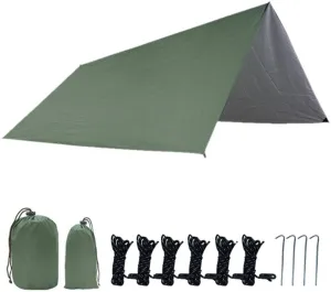 Compact Tarp for Camping and Outdoor Use with Storage Bag