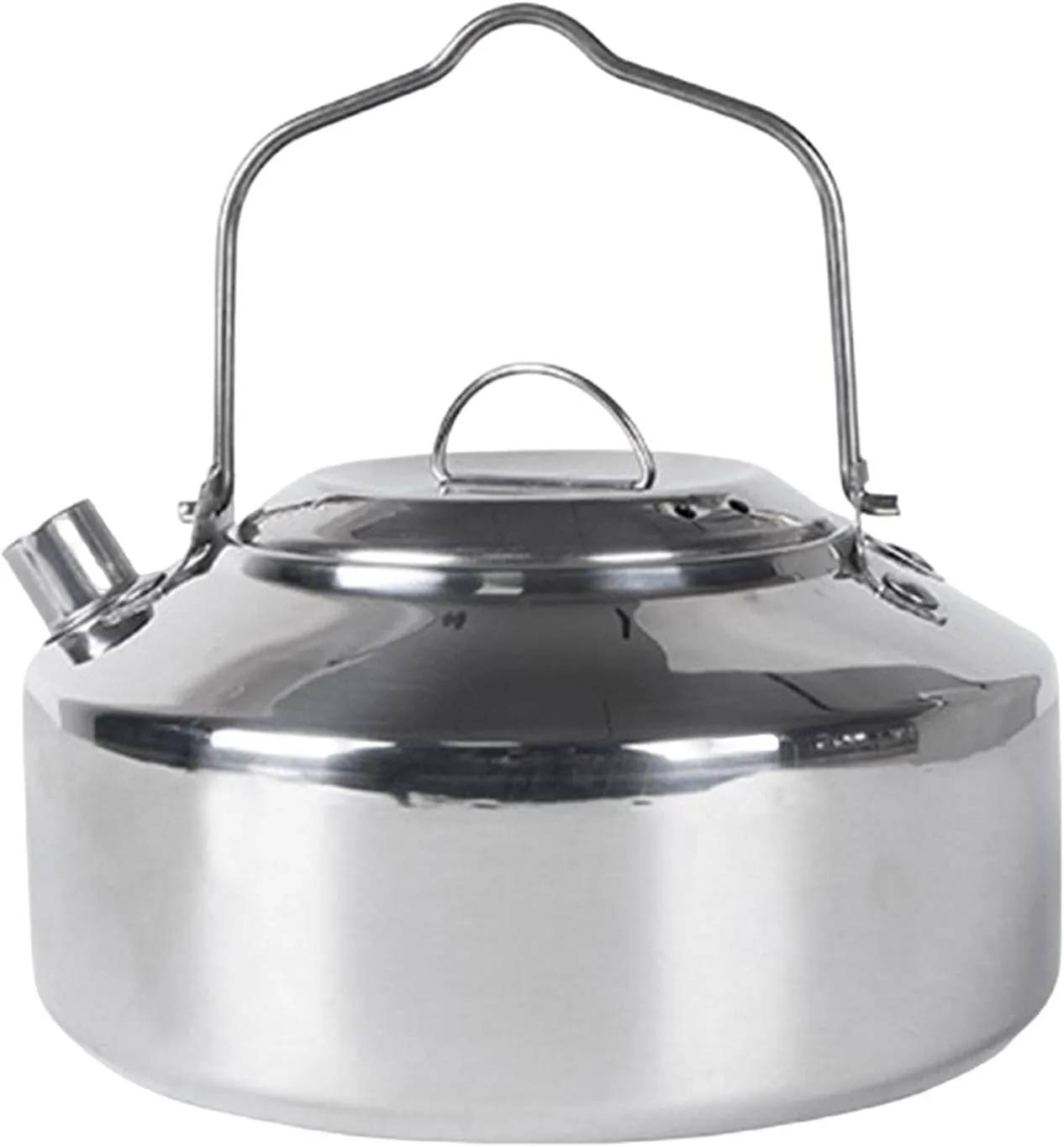 Compact Teapot for Water Heating and Camping Activities