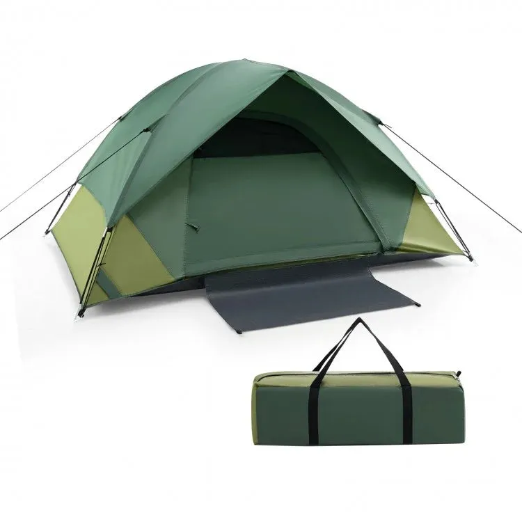Costway Outdoor Canopy and Tent with Removable Rainfly - Easy to Carry, Suitable for 2-Person Camping and Hiking