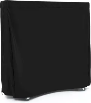 Covermates Upright Ping Pong Table Cover - Indoor/Outdoor Tennis Covers, Heavy Duty Water-Resistant for Foldable Kettler Table, Classic 12-Guage Vinyl, 60W x 28D x 60H, Black