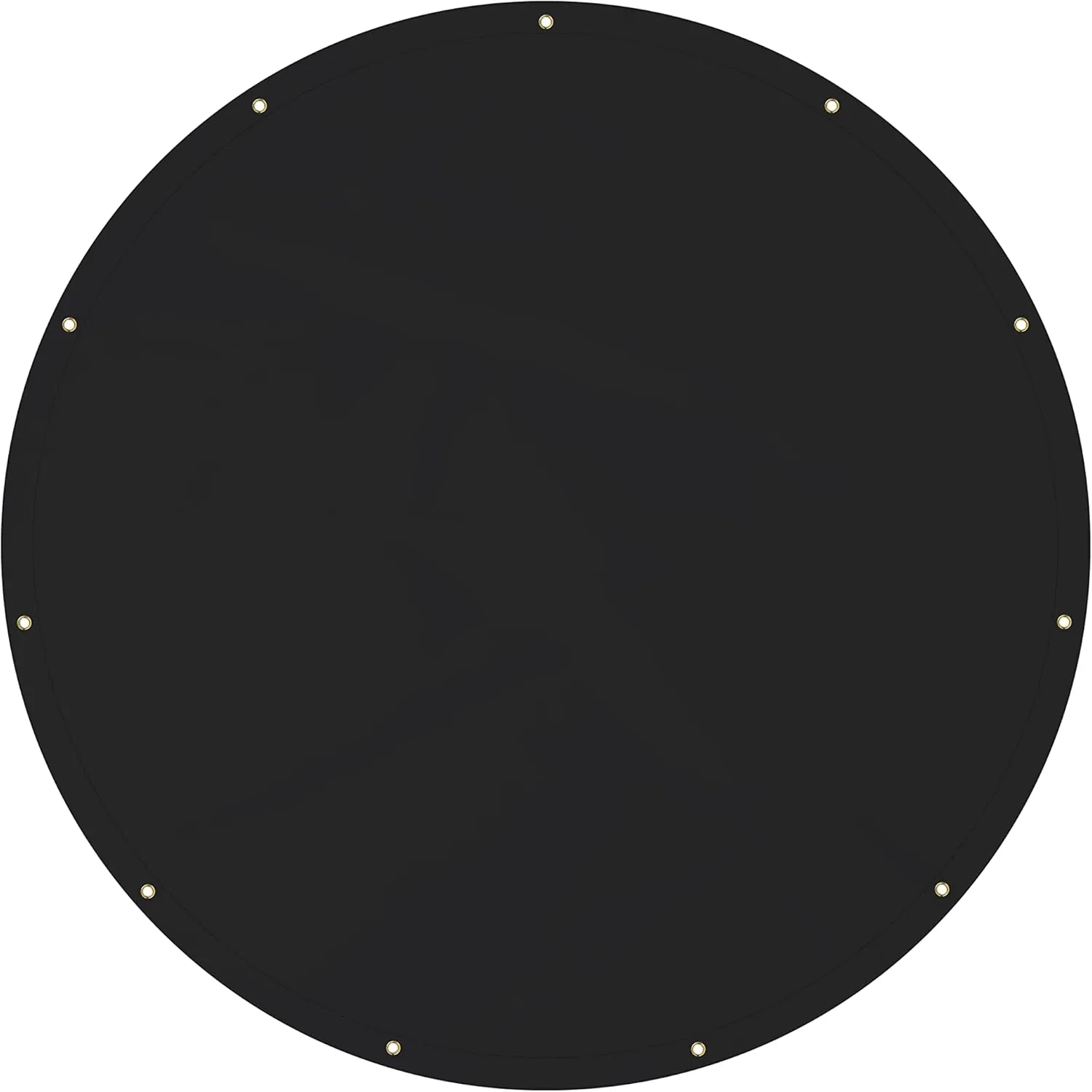 Covers & all Round Tarps, 12 Oz Made of Waterproof Tear and UV-Resistant Fabric, Multipurpose for Pool Patio Garden Equipment Sports Fields (10 Feet, Black)
