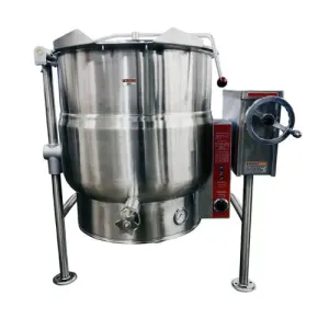 Crown  151 Litre Electric Steam Kettle - Tilting Tri-Leg ELT40.