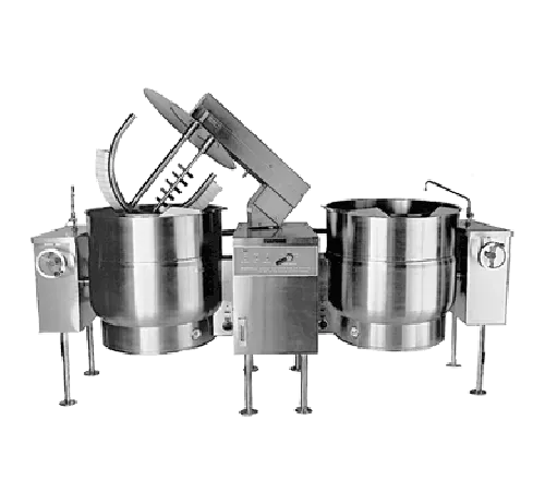 Crown  2 x 151 Litre Twin Electric Mixer Kettle - On Legs ELTM402.