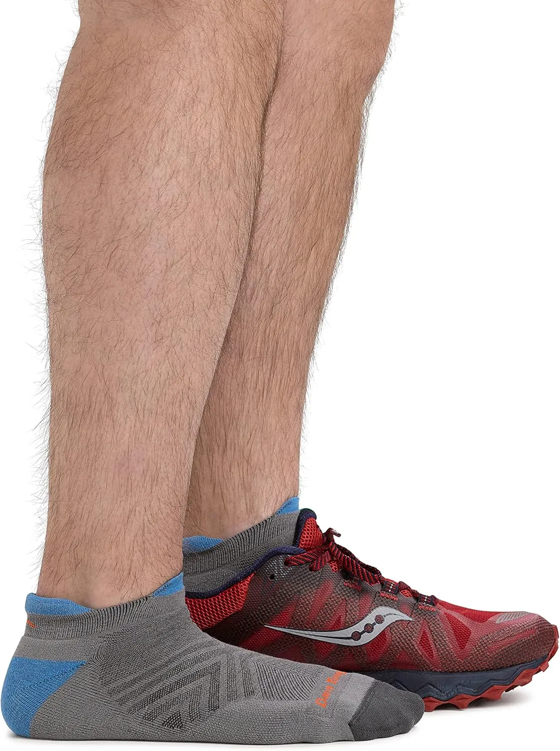 Darn Tough (1054) Run Coolmax No Show Tab Ultra-Lightweight with Cushion Men's Sock
