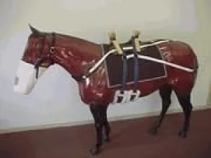 Davis Tent® Sawbuck Pack Saddle, Premium Horse Packing Saddle for Outdoor Adventures, Hunting, Camping & Trail Riding, Durable, Handcrafted Western Saddle for Secure Load Carrying