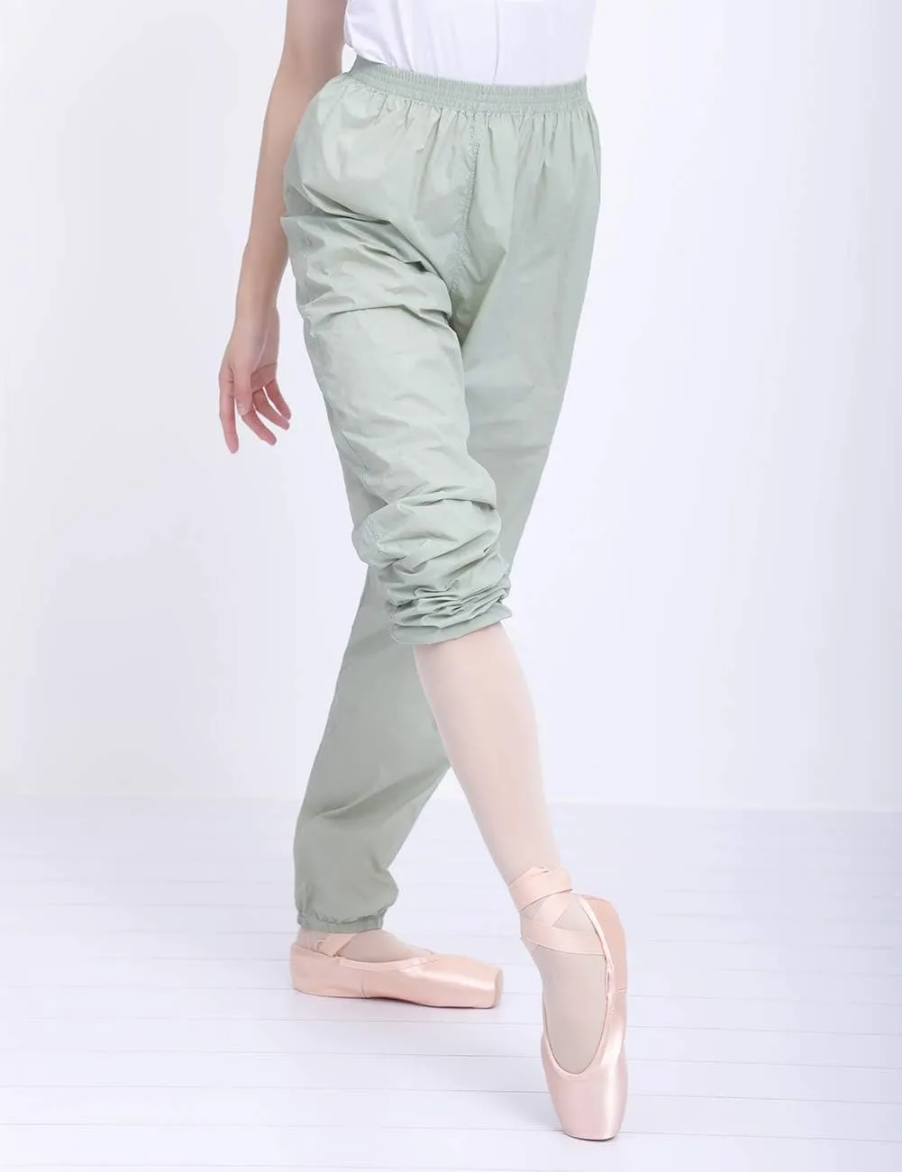 Daydance Teen Girls Women Ballet Ripstop Pants Lightweight Intensity Nylon Perspiration Trousers for Dance