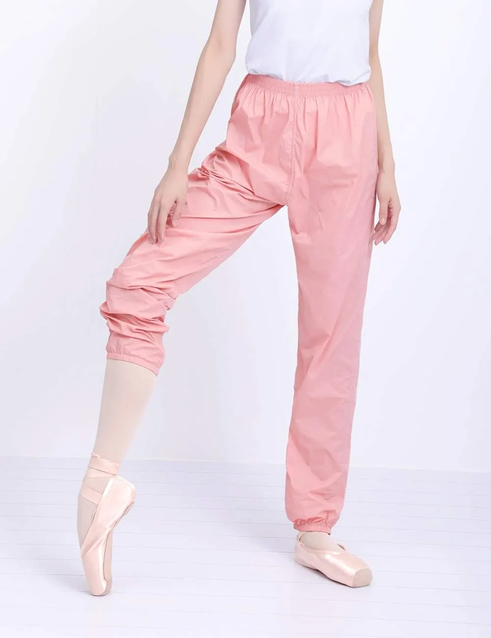 Daydance Teen Girls Women Ballet Ripstop Pants Lightweight Intensity Nylon Perspiration Trousers for Dance