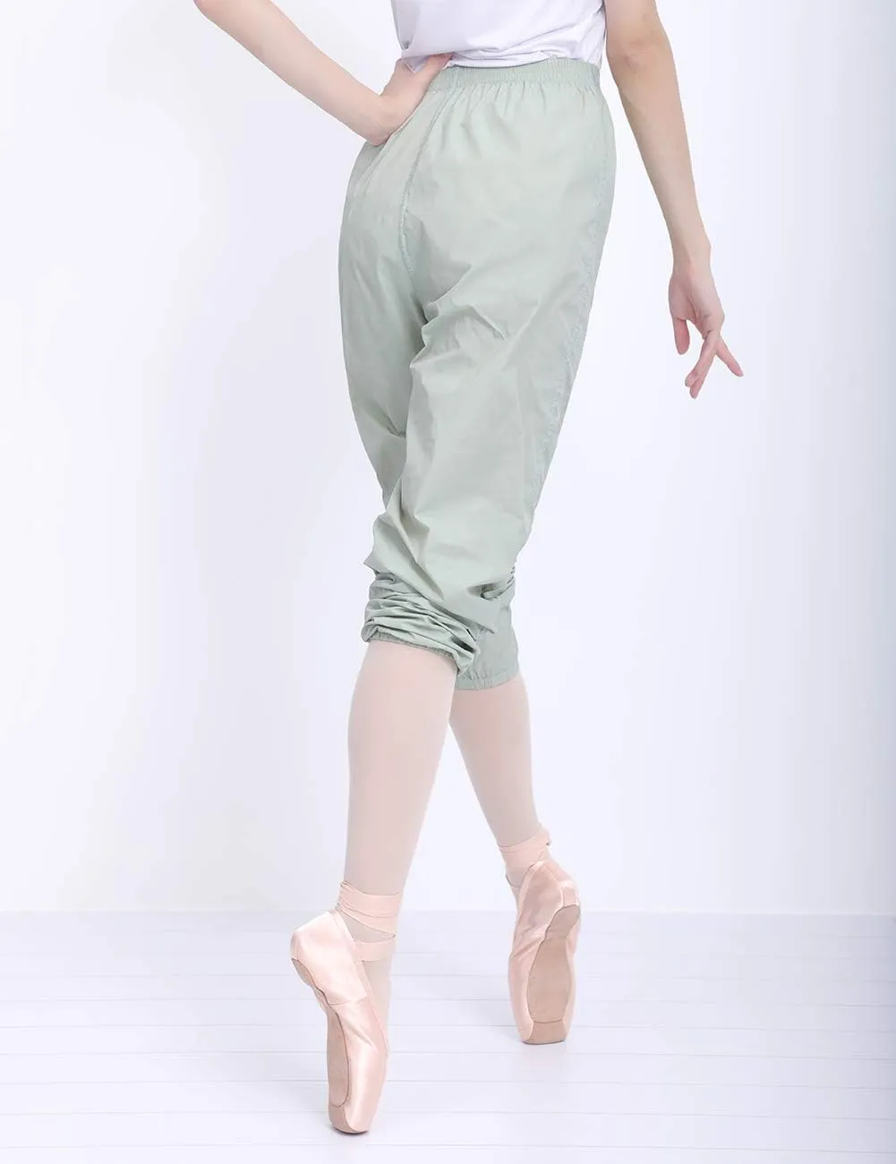 Daydance Teen Girls Women Ballet Ripstop Pants Lightweight Intensity Nylon Perspiration Trousers for Dance