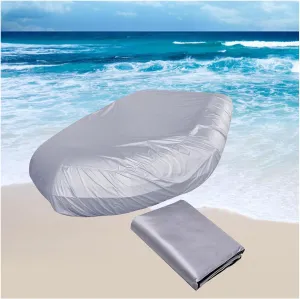 Dinghy Boat Cover 7 Sizes Inflatable Boat Cover Waterproof Anti-UV Boat Tarp for Small Inflatable and Rigid Inflatable Boats,230 * 165 * 46cm
